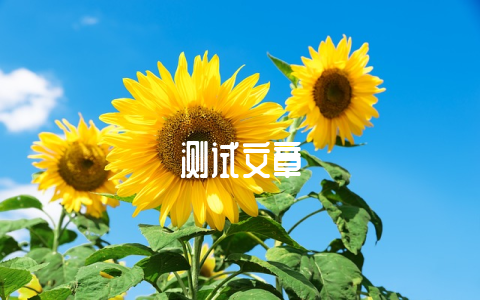 测试文章-不戒烟